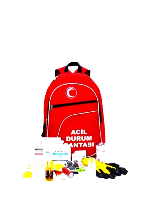 Promosyon Deprem Çantası Seti Sırt Çantası